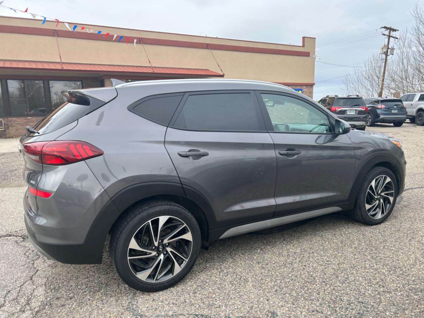 2020 Dark Gray /Black Hyundai Tucson SEL (KM8J3CAL4LU) with an 2.4L engine, Automatic transmission, located at 3030 CY Ave, Casper, WY, 82604, (307) 265-3830, 42.827816, -106.357483 - Photo#3